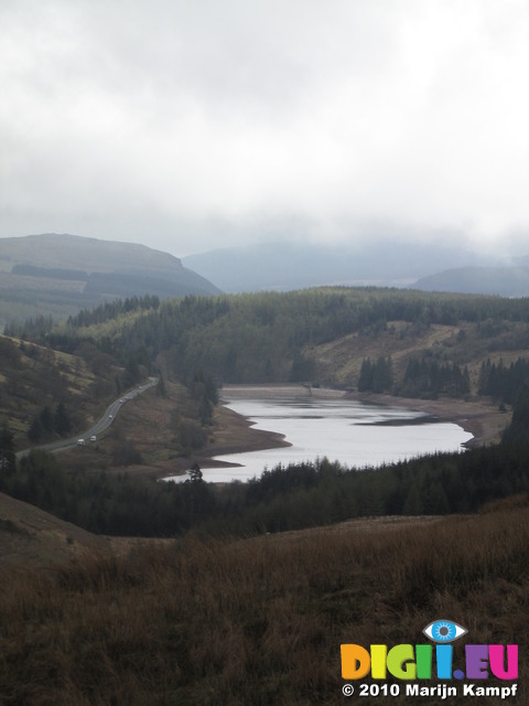 SX13905 View towards Brecon Beacons Reservoir